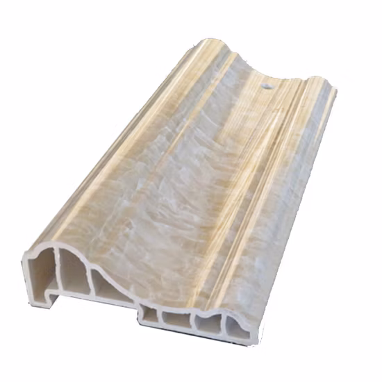 WPC-Polyurethan-Formteile, MDF-Formteil, Deckenpaneel mit Holzmaserungseffekt, PVC mit Formteil