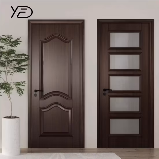 Haus Hotel Projekt Holztüren Design PVC-Folie geformte MDF-Holztür